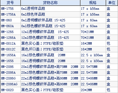 储存瓶系列