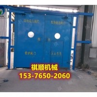 煤矿运输巷风门对开式风门冲击地压风门